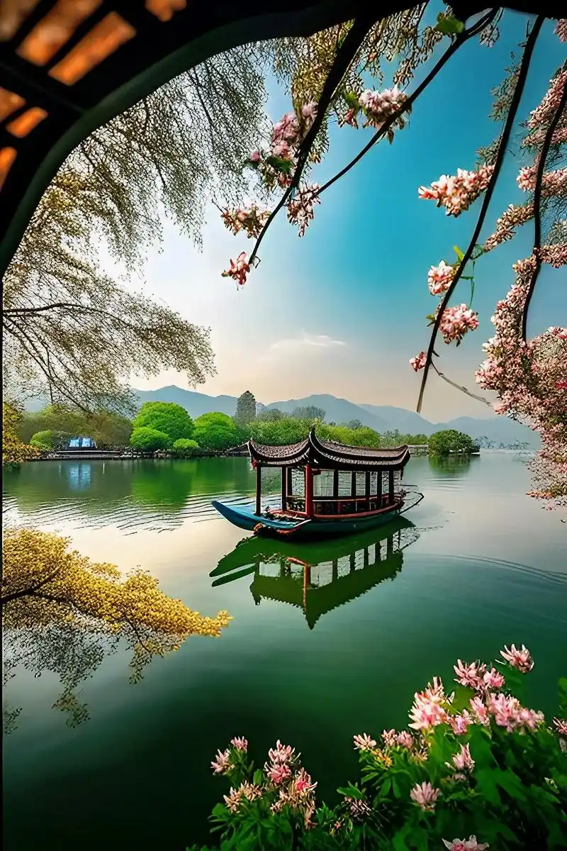 生活多不易,看看风景,放松一下也挺好的.#杭州西湖美景#旅行 - 抖音