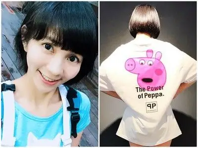 草莓姐姐难得解放! 单穿白t「下衣失踪」嫩腿全都露