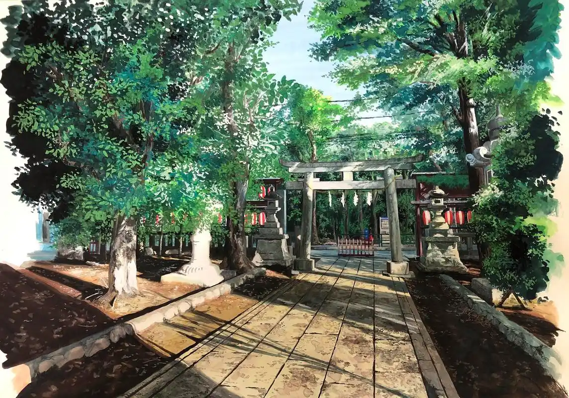 一组日式场景作品(古典风格)欣赏!画风赏心悦目