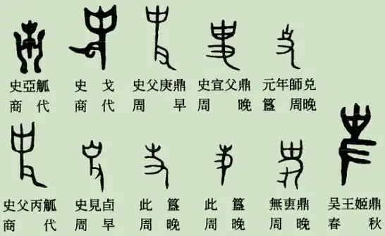 古文字"史"字