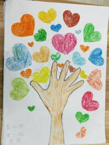 凤凰乡金宝贝幼儿园首届"感恩节亲子绘画比赛",参赛入选作品投票.