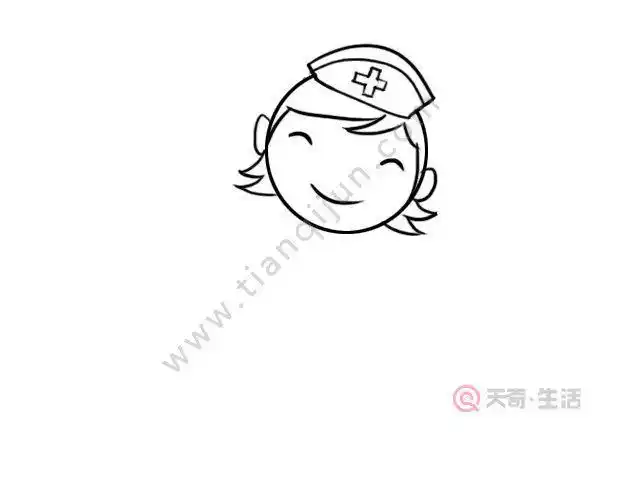 护士病毒打针简笔画