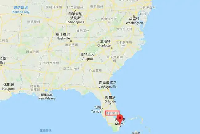 迈阿密地图