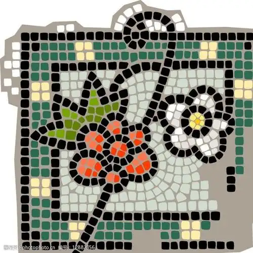 可爱马赛克矢量图41图片