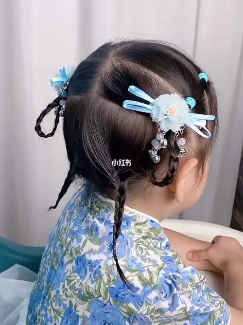 短发宝宝的汉服发型来喽