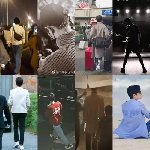 肖战库存随拍#肖战分享库存背影随拍太平洋宽肩好好看!