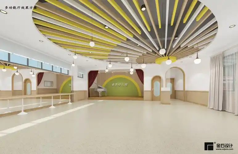 在幼儿园设计装修时,要"断"不过多堆砌元素;"舍"整理,简化设计中现有