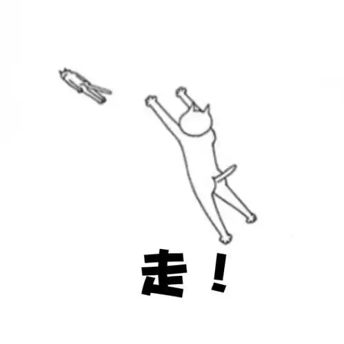 甩飞神经猫你走系列表情