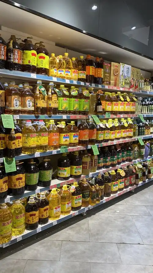 粮油区双旦焕新季货架插卡