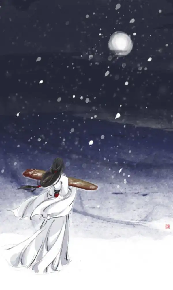 唯美古风背影图片_唯美意境图片_窝窝qq网