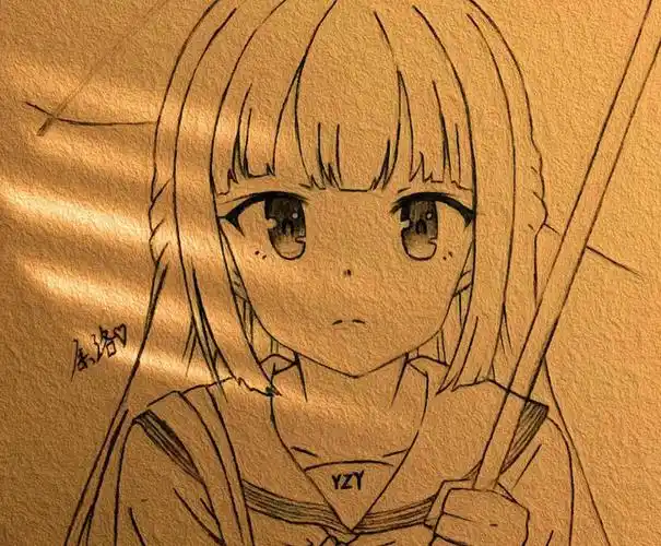 绘画过程  #动漫人物绘画  #简笔画教程  #手绘临摹