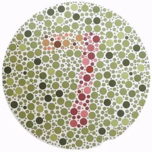 第三张最难,很多人都看不出来(红绿色盲测试图 考驾照) - 冷求网