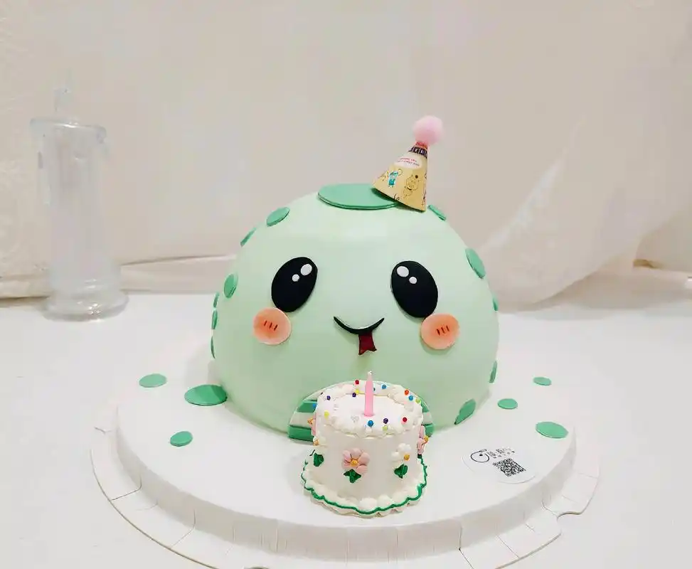 小青蛇卡通蛋糕,属蛇女孩子男孩蛋糕.小青蛇立体异形蛋糕,属蛇 - 抖音
