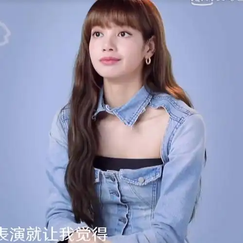 青春有你2lisa同款衣服浅蓝色牛仔镂空衬衫上衣衬衫