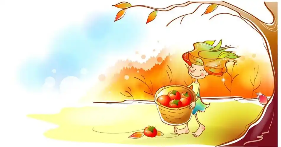 秋巫婆的树叶信的故事