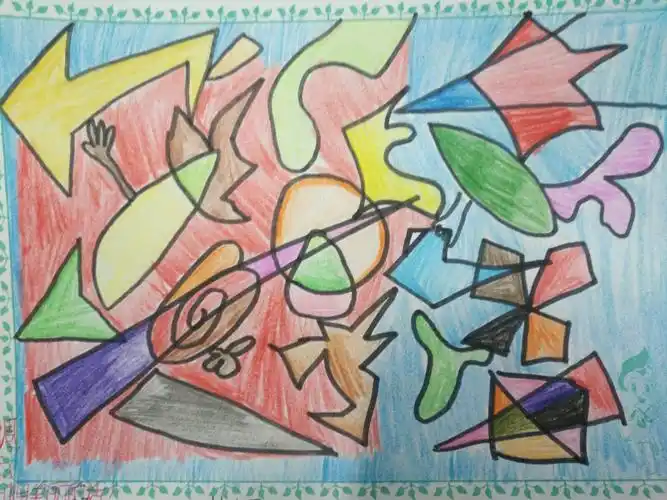 抽象画《形的魅力》