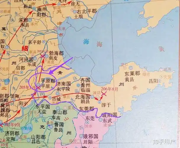 平原国在建安十一年(206年)后改为平原郡