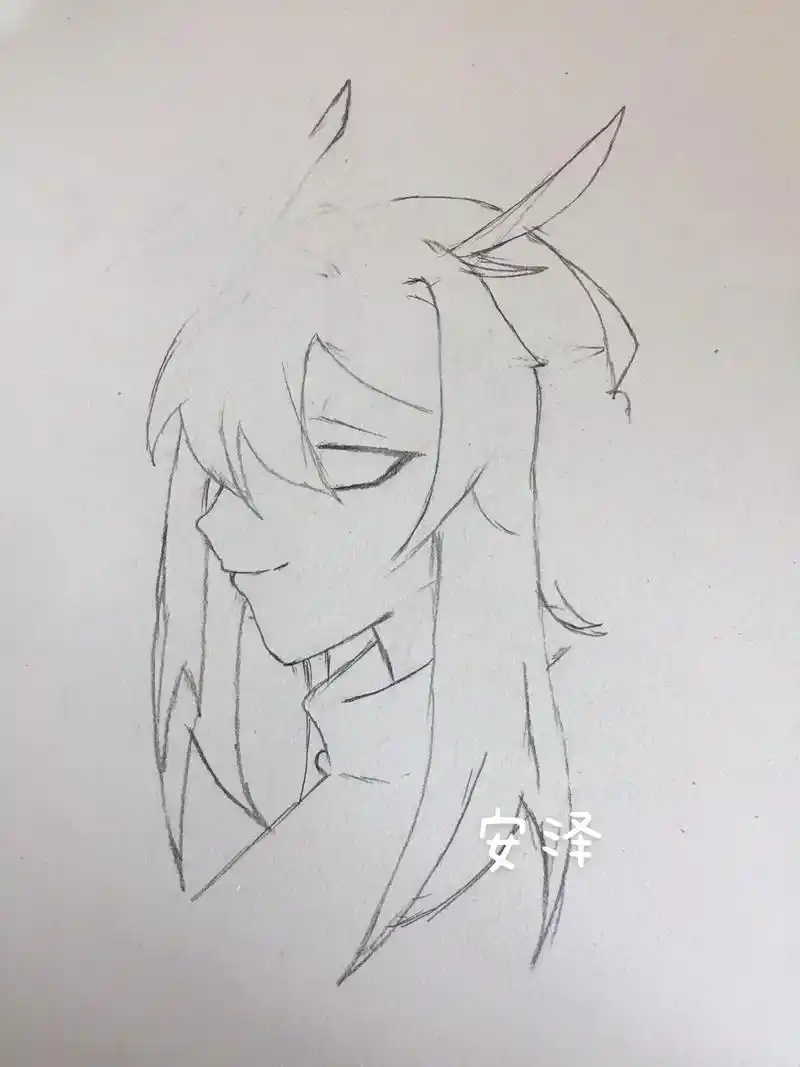 手绘 #光遇白鸟 - 抖音