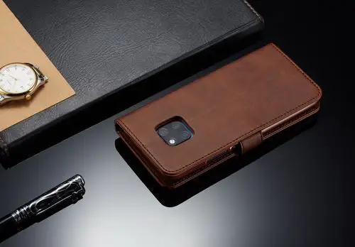 小牛纹手机皮套适用华为mate20手机壳 p20手机套 p20pro翻盖皮套