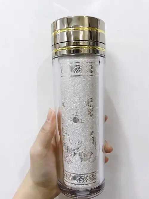 银杯子999纯银内胆云南雪花银水杯大理寸家食用级手工熟银保健杯