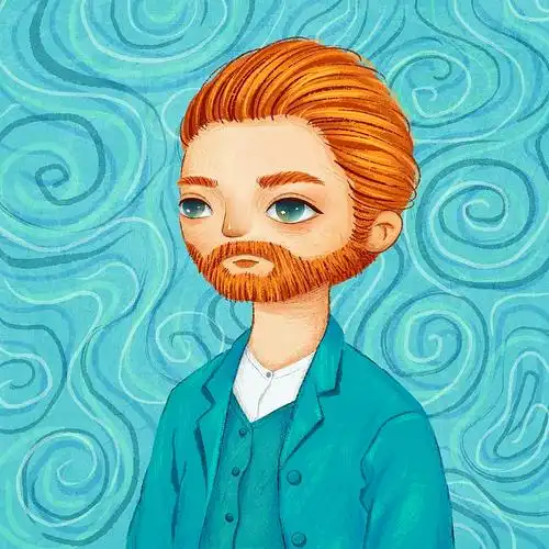 《梵高自画像》