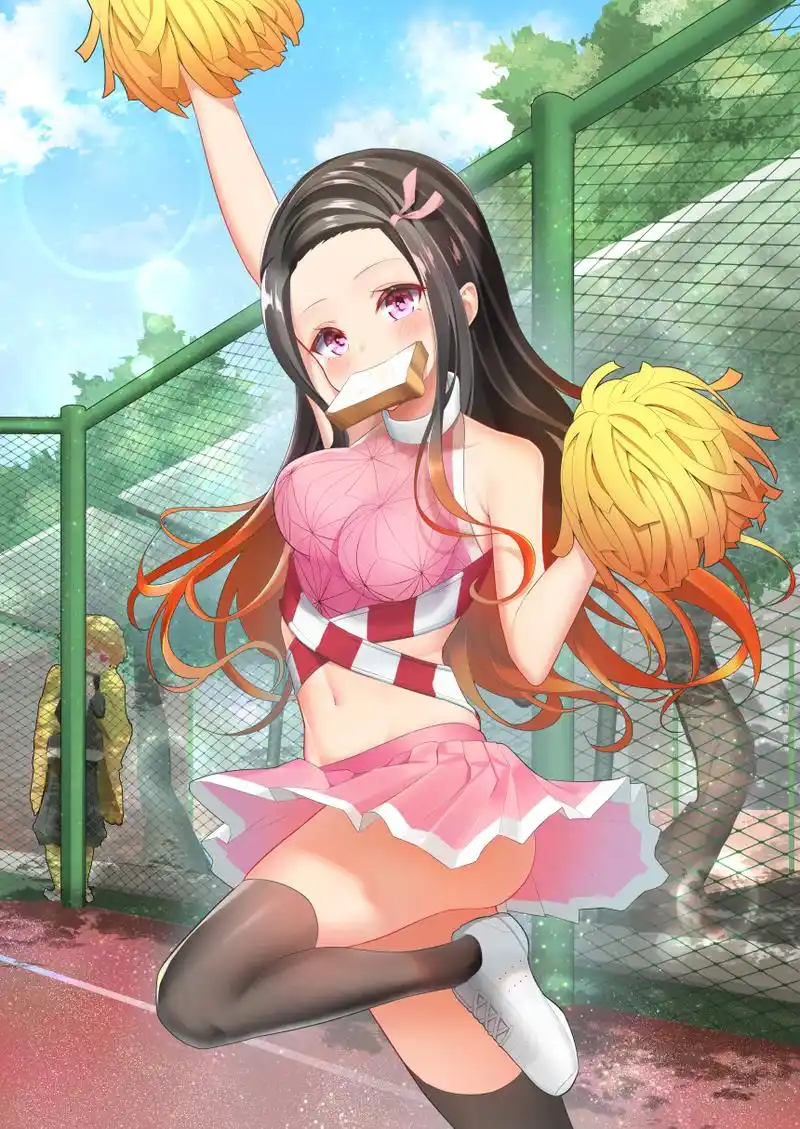 动漫壁纸:《鬼灭之刃》灶门祢豆子