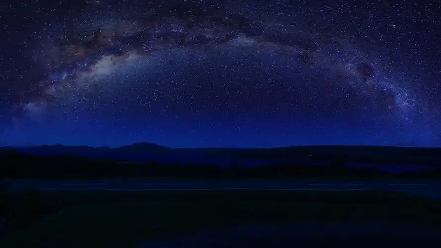 浩渺幽邃的星空银河摄影高清宽屏壁纸