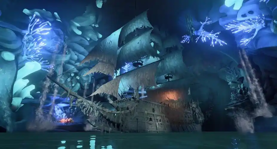 盗贼之海飞翔的荷兰人幽灵船动态壁纸下载_wallpaper盗贼之海幽灵船