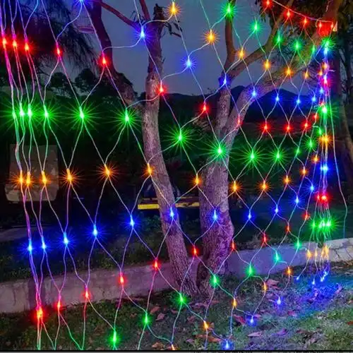 爱斯达 七彩网灯 网灯led小彩灯闪灯满天星渔网挂灯网红灯泡装饰串灯