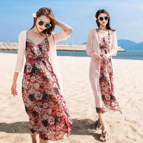 吊带裙怎么搭配衣服图片