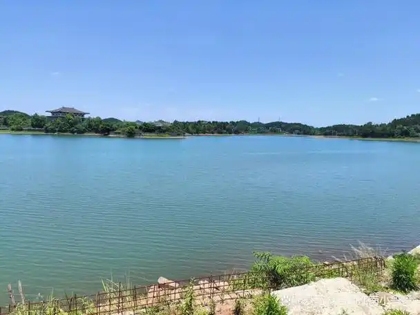 烈日下去城外的赤城湖,微风轻拂,吹皱了湖水和你我的心