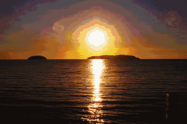 沙巴的日落世界闻名.落日红霞,在沙巴岛几乎全年可见!