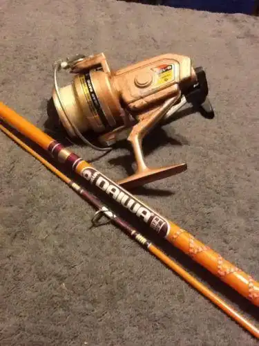 nice daiwa fishing pole and daiwa reel