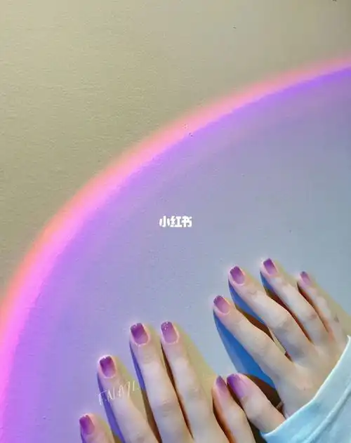 渐变美甲  #美甲分享  #美甲  紫色渐变款式yyds