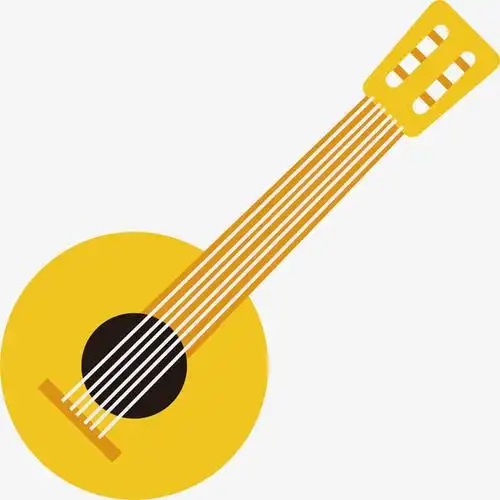 矢量图卡通版乐器