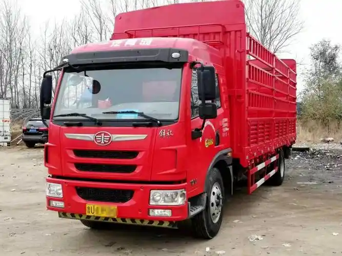 【青岛二手车】2015年3月_二手解放龙v6.8米高栏货车_价格6.