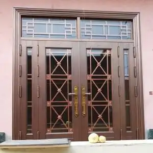 铝合金玻璃门大门四开