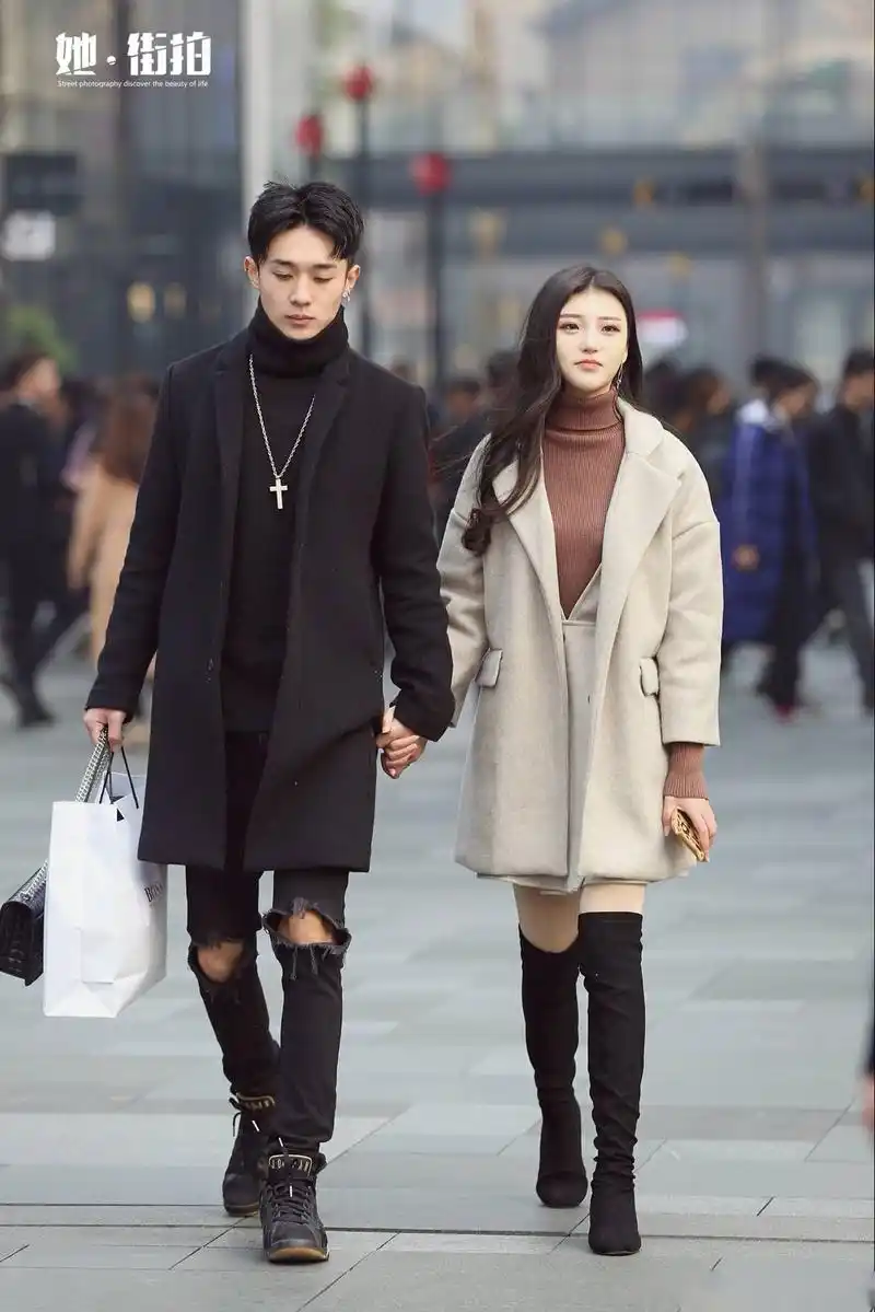 成都街拍到的养眼情侣,你觉得哪一对最般配?