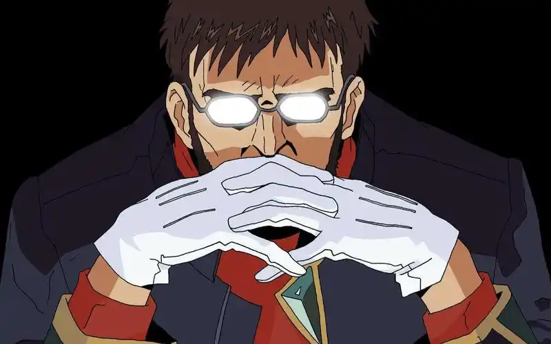 《心理分析师》碇司令~嘴不离手,冷淡无情,可能本身也有一颗急切的