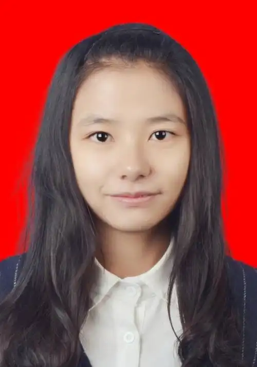 可以帮我把这张蓝底登记照弄成红底一寸的登记照吗?