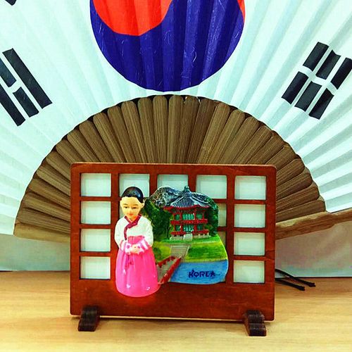 韩国装饰品家居朝鲜族韩服人偶卡通可爱娃娃韩式料理店装饰摆件