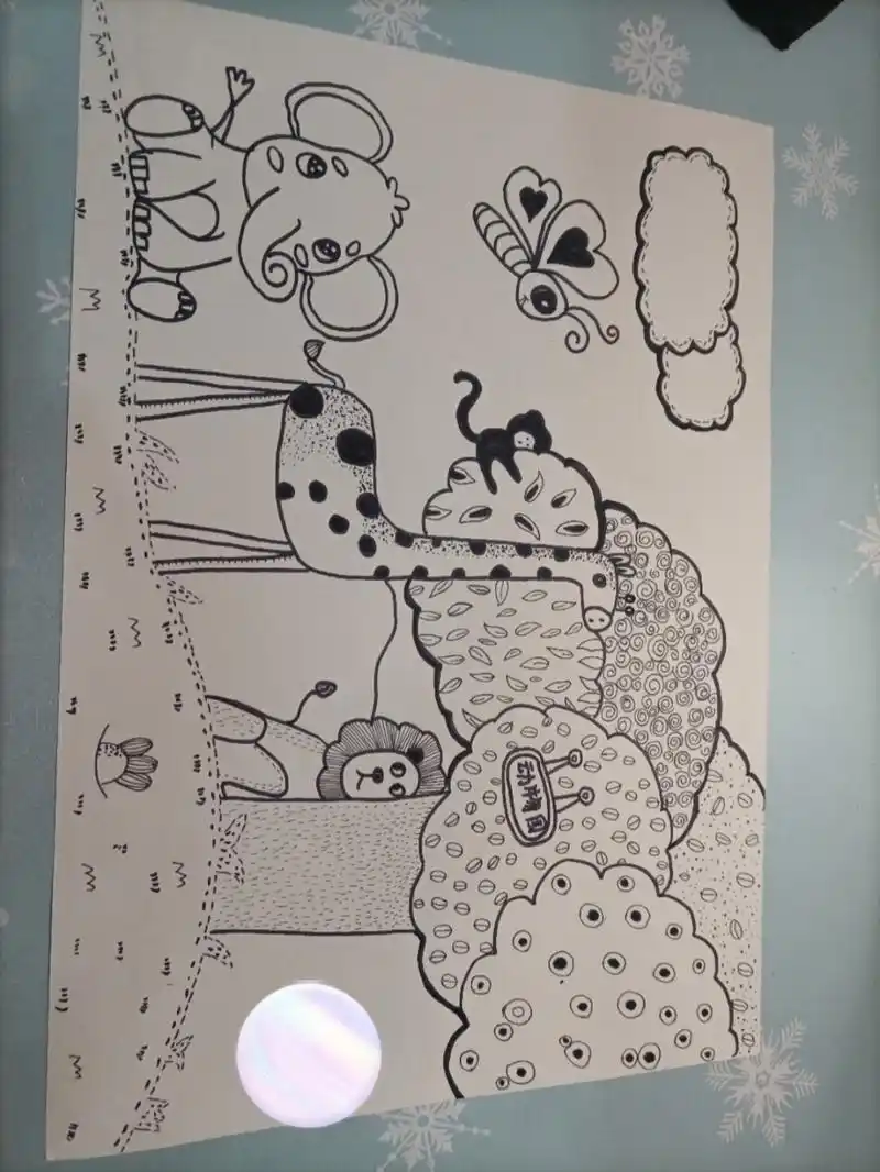 动物园简笔画 动物园简笔画