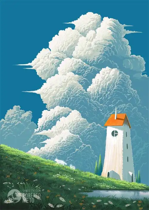 梦幻童话世界12张幻想场景插画67