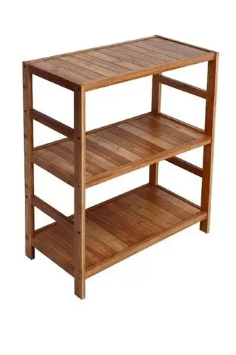 【美家】竹制品 竹制鞋架 置物层架 收纳架 简约家居用品