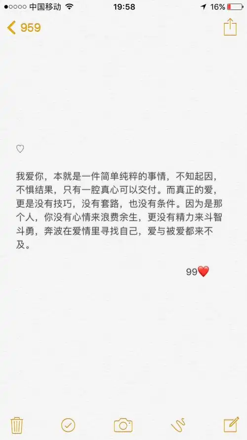 我爱你,本就是一件简单纯粹的事情,不知起因,不惧结果,只有一腔真心