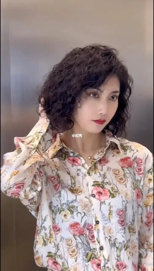 羊毛卷 #短发烫发 #短发羊毛卷