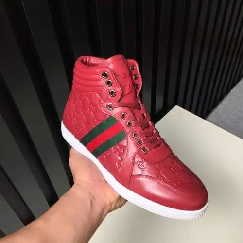 鞋子 男鞋 gucci 古驰 高帮男鞋最新款官网同步原版楦型