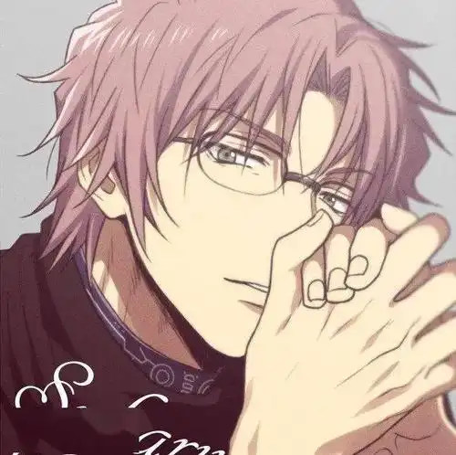 微信头像动漫眼镜男