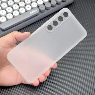 魅族20手机壳轻薄磨砂防摔保护套魅族20pro简约纯色硅胶软壳 透白磨砂