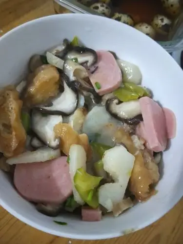 dreaming_7e3v做的鱼丸炒三鲜